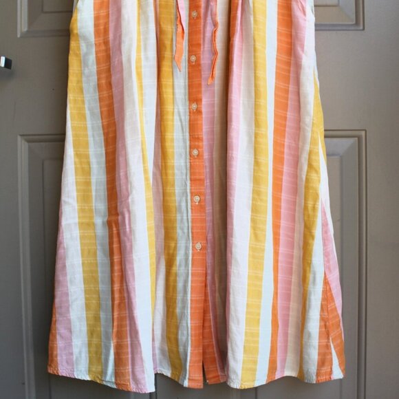 Loft Women's Size 8 Stripped Maxi Dress - Picture 4 of 9